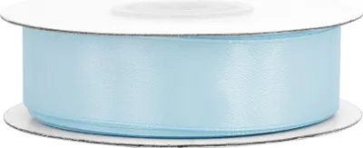 Produktbild von Satinband 18mm x 25m Rolle Hellblau
