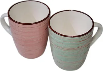 Produktbild von 6er Set Tassen Kaffeetassen Becher 350 ml Tee Tasse 15160 Keramik
