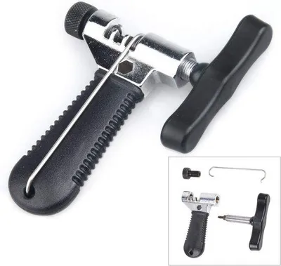 Immagine prodotto di Kit di riparazione per catene da bicicletta, adatto a biciclette a 7, 8 e 9 velocità, per bici da corsa e mountain bike. Ideale per smontare e rimontare le catene da bicicletta.