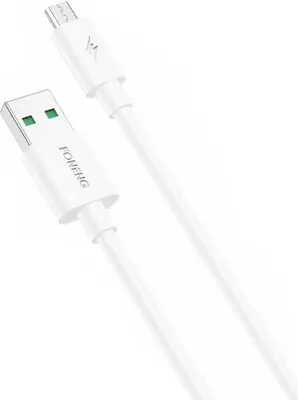 Produktbild von Foneng X67 USB-zu-Micro-USB-Kabel, 5 A, 1 m (Weiß)