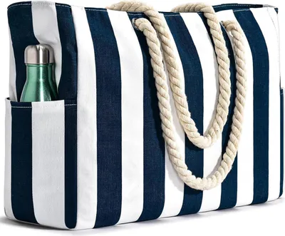 Image de Oscaurt Sac de plage XXL Tote Bag Voyage en famille Cadeau Sac de bain Bleu