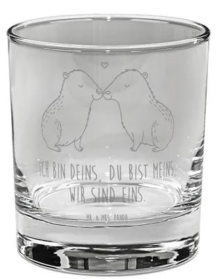 Produktbild von Mr. & Mrs. Panda Glas Capybara Liebe - Transparent - Geschenk, Gin, für, Herzlich, Tiermotive, Valentinstag, Liebesbeweis, Geschenkidee, Cocktailglas, Trinkglas, Tumbler