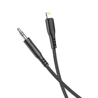 Immagine prodotto di Cavo HOCO AUX Audio Jack 3,5 mm compatibile con iPhone UPA18 1 m nero