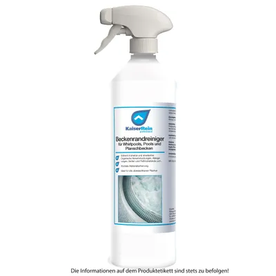 Produktbild von KaiserRein Beckenrandreiniger 0,5l gebrauchsfertig für Whirlpools, Pools und Planschbecken Spezialreiniger zur Entfernung von organischen Verschm.