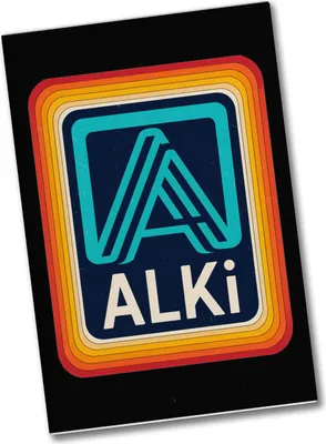 Produktbild von Retro Discounter ALKI Souvenir Magnet für Designliebhaber
