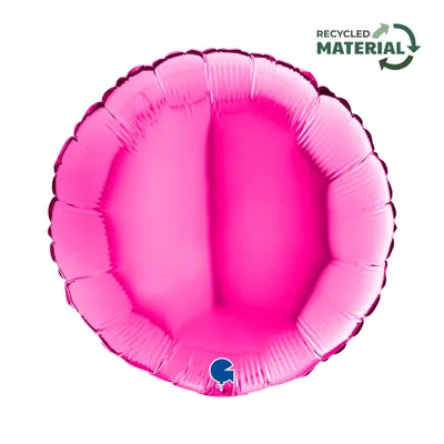 Produktbild von 18"/Ø46cm Folienballon Uni |  Pink