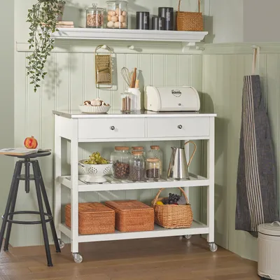 Produktbild von SoBuy® Küchenwagen Flurschrank Sideboard Beistelltisch Konsolentisch FKW47-W