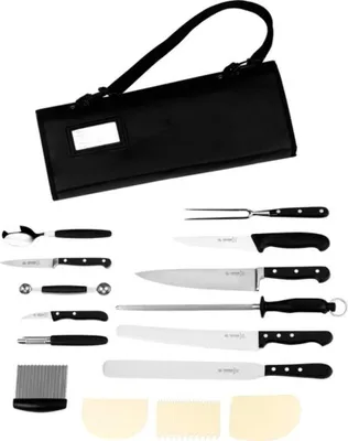 Produktbild von GIESSER Messertasche 15-tlg., mit Namensschild, Höhe: 50 mm