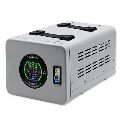 Obrázek produktu pro Stabilizátor napětí automatický Qoltec AVR 3000VA