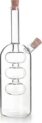 Immagine prodotto di Contenitore per olio/aceto Ibili, vetro borosilicato, 300+60 ml, trasparente