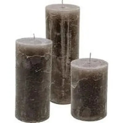 Imagen del producto de Conjunto de velas Cactula Stumpenkerzen – Morene – 3 unidades