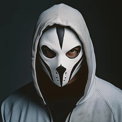 taktische Phantom-Stealth-Maske – Decords 3D-Kostümartikel, Produktansicht 1