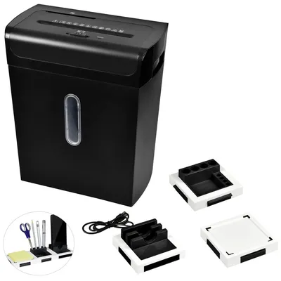Obrázok produktu pre MONOLITH Bundle Skartovačka LUS 144 s organizérom na stôl, čierna