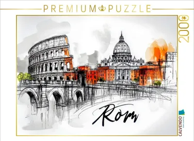 Produktbild von CALVENDO Puzzle Rom | 2000 Teile Lege-Größe 90x67cm Foto-Puzzle für glückliche Stunden