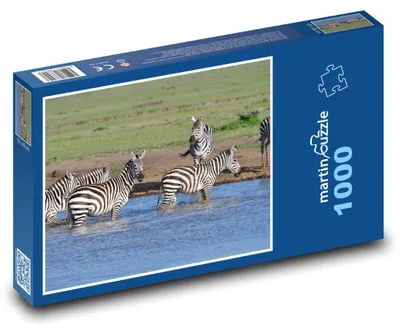 Obrázek produktu pro martinpuzzle - Puzzle 1000 - Afrika - zebra