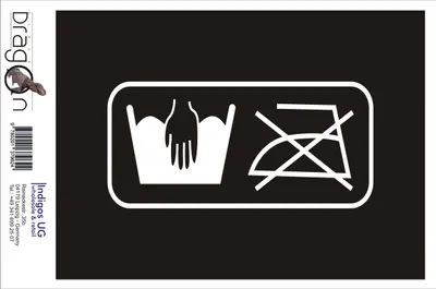 Produktbild von Aufkleber / Autoaufkleber - JDM / Die cut / Auto / OEM - handwash only! 210x210mm gelb - Heckscheibe / Heckscheibenaufkleber