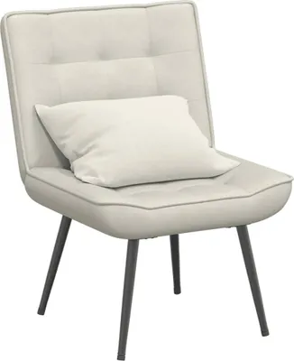 Zdjęcie produktu dla vidaXL Fotel Relax Kremowy 64x74x84 cm Aksamitny