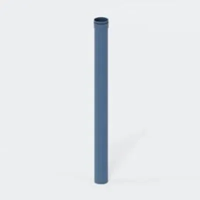 Obrázek produktu pro Trubka POLOPLAST Rohr, typ POLO-KAL XS, průměr DN125, rozměry 125x1500 mm, materiál PP-MD, barva modrá, tyč o délce 1,5 metru, 1 kus.