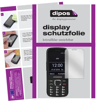 Produktbild von 2x Schutzfolie für Swisstone BBM 570 klar Displayschutzfolie Display Schutz