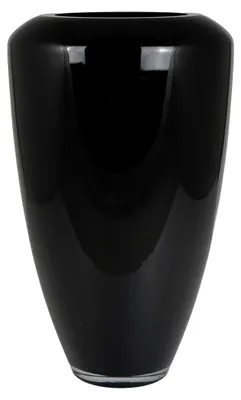 Productafbeelding van Kaheku vaas Portofino, zwart, opalglas, diameter 22, hoogte 35, artikelnummer 1283000313