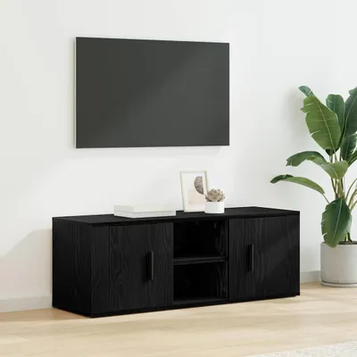 Immagine prodotto di Maison Exclusive - Mobile TV effetto rovere nero 100 x 31,5 x 35 cm