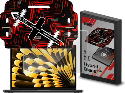 Produktbild von Hybridglas GrizzGlass HybridGlass Easy für Apple MacBook Air 13" 2023