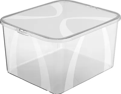 Produktbild von Box 25 l mit Deckel LONA, Farbe:Transparent