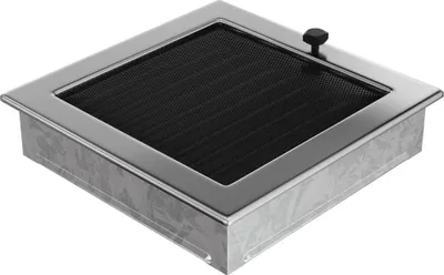 Produktbild von Entlüftungsdeckel 22x22 vernickelt mit Blenden