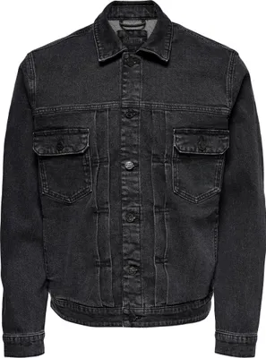 Produktbild von ONLY & SONS Jeansjacke LED ZEPPELIN Denim Shacket ONSBART Größe: XL