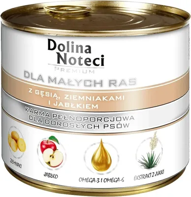 Zdjęcie produktu dla Dolina Noteci 5902921300458, Dorosły, Każda rasa, XS (<4 kg), Jabłko, Bananowe, Ziemniak, Drób, 185 g