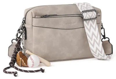 Produktbild von TANTOMI Umhängetasche Damen, Klein Crossbody Bag Damen (Grau)