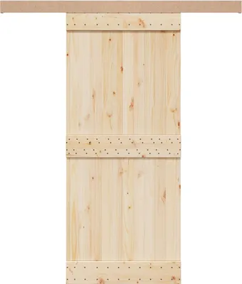 Produktbild von vidaXL Schiebetürbeschlag-Set 183 cm Aluminiumlegierung Silbern
