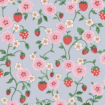 Produktbild von Cath Kidston Vliestapete Erdbeere 1000x52cm