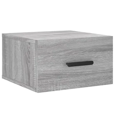Obrázok produktu pre Nástenný nočný stolík sivý dub sonoma 35x35x20 cm