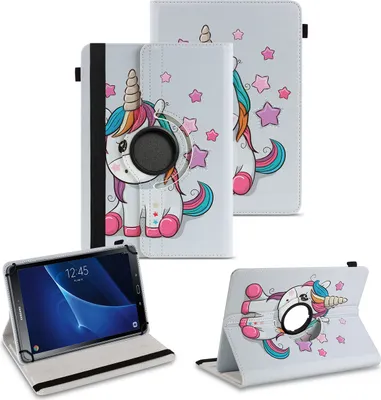 Produktbild von Tablet Hülle für Samsung Galaxy Tab A6 10.1 2016 360° Drehbar Case Cover SchutzFarben:Motiv 13
