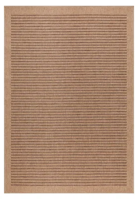 Zdjęcie produktu dla Carpetsale24 Dywan Wewn?trzny i Zewn?trzny P?askotkany Naturalny Wygl?d Sizal Wodoodporny Styl Skandynawski Boho, Rozmiar: 280x370 cm
