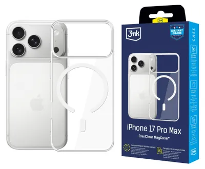 Immagine prodotto di 3mk EverClear Cover MagSafe Apple iPhone 17 Pro Max Antiurto Trasparente