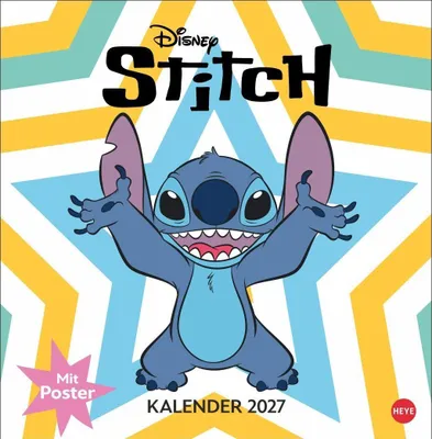 Produktbild von Heye Broschurkalender 2027 Stitch 29,5x30cm