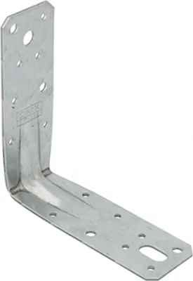 Zdjęcie produktu dla Wytrzymały łącznik kątowy z kątownikiem 128,5 x 128,5 x 45 mm, galwanizowany