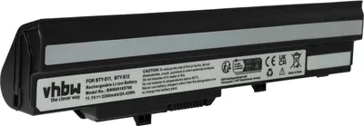Produktbild von vhbw Akku kompatibel mit Medion Akoya U100-439US, U100W-085NL, U100-1616XP, U100-053LA, U100-420US, U100-1618XP Notebook (2200 mAh, 11,1 V, Li-Ion)