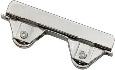 Produktbild von Laufwagen Glasschiebetür Glastür Laufschiene Bodenschiene Schiebetür Laufrolle 8mm