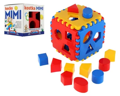 Obrázok produktu pre Vkladacia kocka Mimi 1 plastová 12,5x12,5x12,5cm 6m+