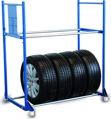 Produktbild von Variofit Kunststofffüße für Reifenregal (4 Stück) zsw-646.007