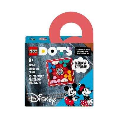 Produktbild von LEGO DOTS Aufbügel-Patch Micky Maus und Minnie