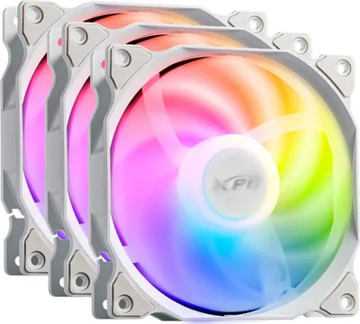 Produktbild von XPG VENTO 120 ARGB PWM, Ventilator, 12 cm, 300 RPM, 1850 RPM, Weiß