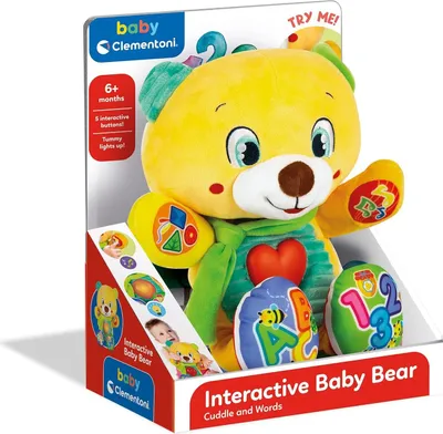 Produktbild von Clementoni Interaktiver Baby-Bär Plüschtier