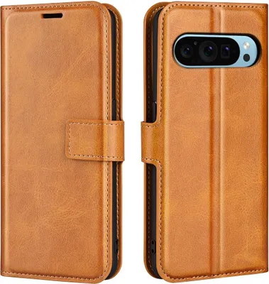 Produktbild von Google Pixel 9 / Pixel 9 Pro Hülle - Coverup Deluxe Klapphülle - Braun