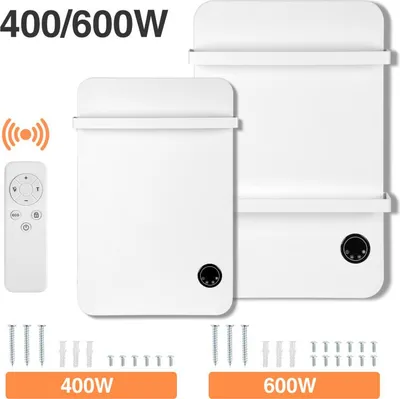 Zdjęcie produktu dla Izrielar suszarka do ręczników grzejnik na podczerwień 400W - zdalne sterowanie WiFi Smart App, w tym do sypialni, salonu, łazienki itp.
