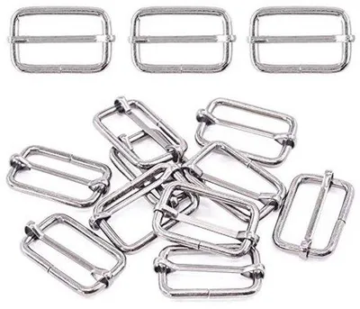 Produktbild von Famanu Metallringe und rechteckige Schnallen - 60 Stück