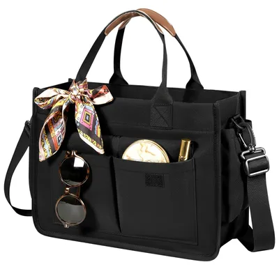 Image de Sac étanche - Sac à bandoulière pour femmes - Sac cabas de taille moyenne - Sac pour ordinateur portable 14 pouces - Design multifonctionnel - Volume de 13 litres
